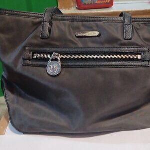 Nylon shiny grey Michael Kors Tote medium
